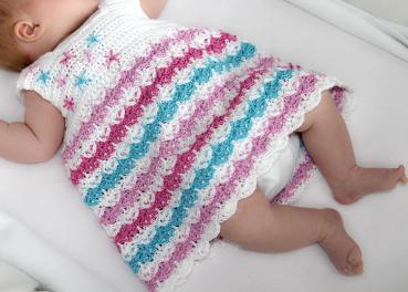 Häkelanleitung Babykleid "Einhorn"