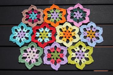 Häkelanleitung Tischläufer Mandala