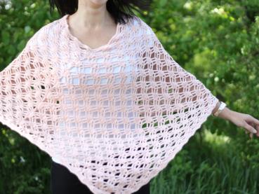 Häkelanleitung Poncho "Umarmung", alle Größen