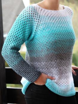 Häkelanleitung Pullover "Lisa"