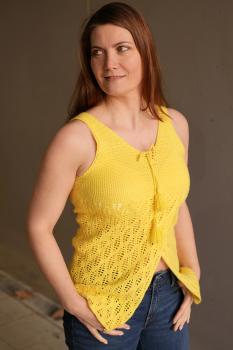 Preview: Häkelanleitung Top "Sonja", Gr. XS-XXL