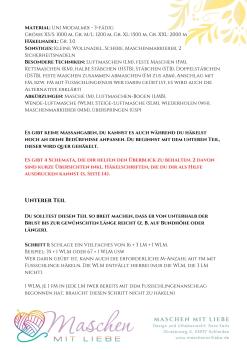 Häkelanleitung Top "Sonja", Gr. XS-XXL