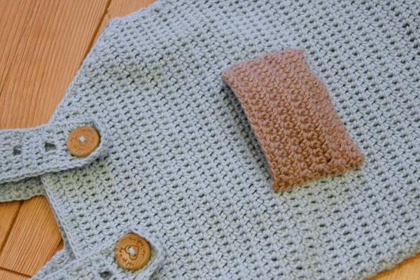 Häkelanleitung Baby Latzhose, Gr. 50-80