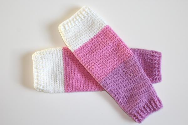 Häkelanleitung für Kinderstulpen in verschiedenen Größen