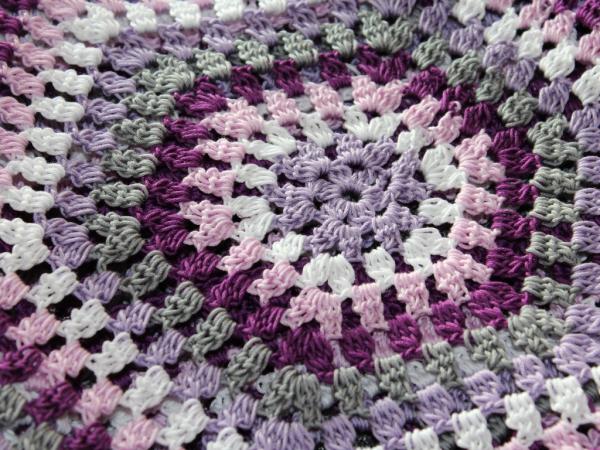 Häkelanleitung Babydecke Granny Sechseck