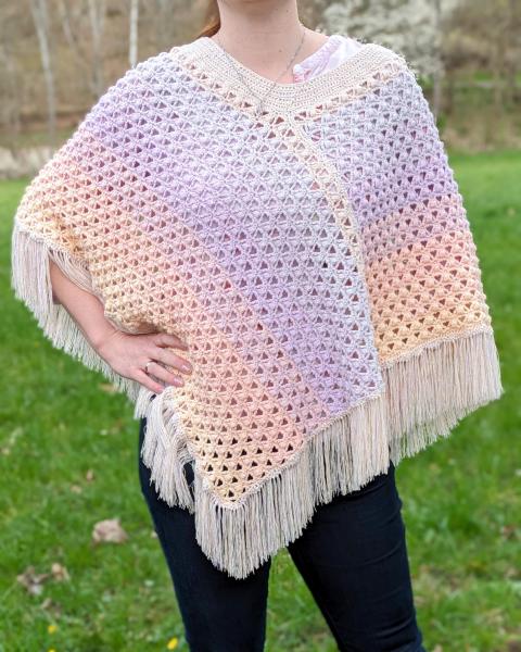 Häkelanleitung kuscheliger Herbstponcho