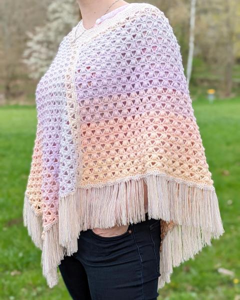 Häkelanleitung kuscheliger Herbstponcho
