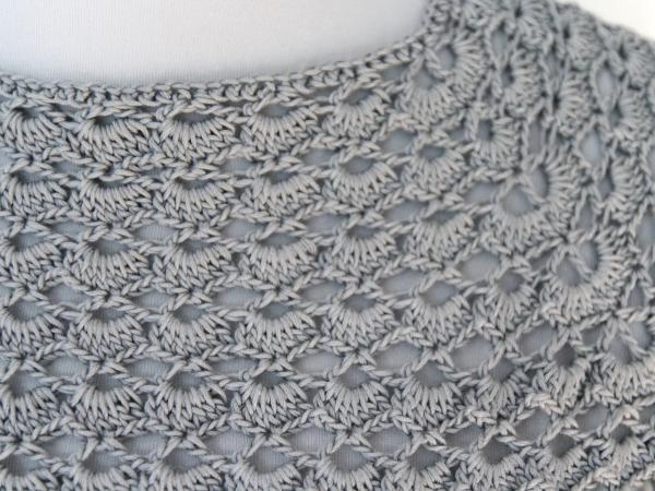 Häkelanleitung Shirt "Valencia", Gr. XS-XXL