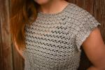 Häkelanleitung Shirt "Valencia", Gr. XS-XXL